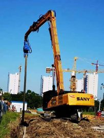 Low Noise Hydraulic Pile Driver High Piling Speed For Various Working Environments