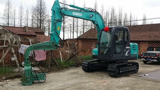 Compact Vibro Hammer Pile Driver Solution - Efficient Piling for Mini Excavator Applications