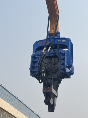 Construction Projects Excavator Mounted Pile Driver Over 12 Meters Depth