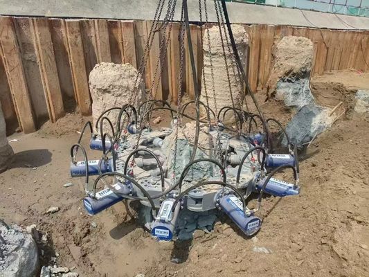 4-18 Module Hydraulic Pile Breaker for 20-30T Excavator with 400-2500mm Pile Breaking Diameter Range and for Pile Breaking