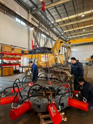 4-18 Module Hydraulic Pile Breaker for 30-40T Excavator with 1700-2000mm Pile Breaking Diameter Range and for Pile Breaking