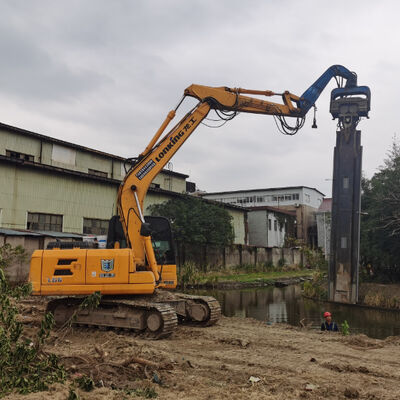 High-Efficiency Sheet Pile Driver | 15m Capacity Hammer Equipment For Construction