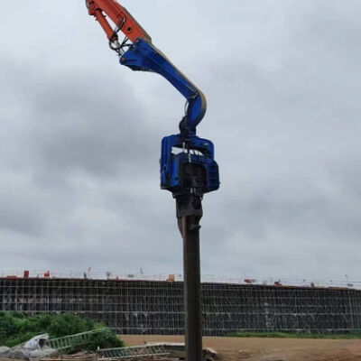 Pile Driver : High Vibration Force & Stable Operation | Four Eccentric Model For 48-52 Tons