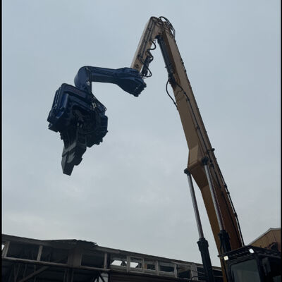 High-Torque Pile Driver for 65-75T Excavators: Four Eccentric Design