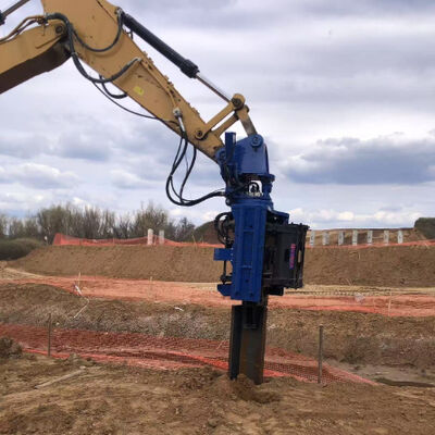 SV400 Excavator-Mounted Pile Driver | 3870 kg | 520 kN Clamp Force