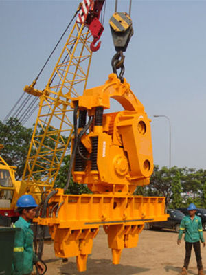 Hydraulic Low-Noise Pile Driver - 1200mm Pile Diameter & 1050RPM Efficient Vibration