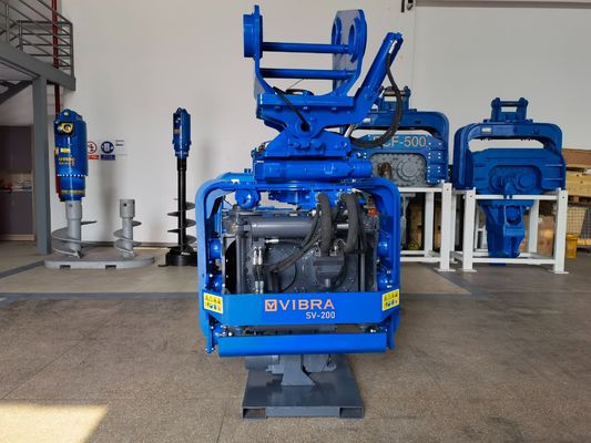 Pile Driver - Hydraulic Side Grip & Narrow Space Operation