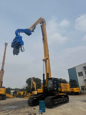Construction Projects Excavator Mounted Pile Driver Over 12 Meters Depth