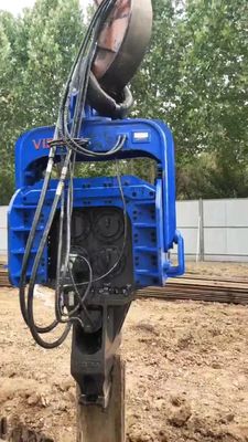 FV-500 Τέσσερις εκκεντρικός οδηγός σωρός. 759 kN δύναμη. 48-52 τόνων εκσκαφέας.