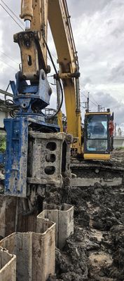 35ton SHANTUI Excavator Side Grip Hydraulic Pile Driver and Smooth Pile Lifting for 6-12M Pile Driver