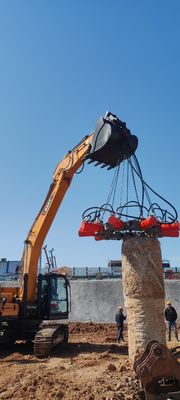 4-18 Module Hydraulic Pile Breaker for 20-30T Excavator with 400-2500mm Pile Breaking Diameter Range and for Pile Breaking