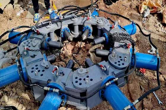 4-18 Module Hydraulic Pile Breaker for 30-40T Excavator with 1700-2000mm Pile Breaking Diameter Range and for Pile Breaking