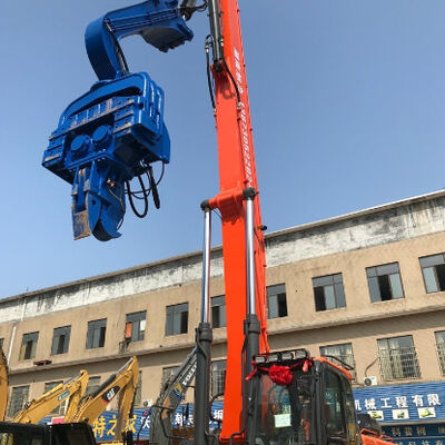 High Precision Excavator Pile Driver - Wood Piling Short Period & Easy Maintenance