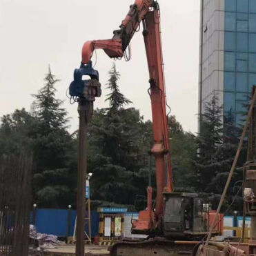 Για πολλές χρήσεις Drive μηχανή σωρών φύλλων, Vibro 32Mpa μηχανή για το σωρό φύλλων