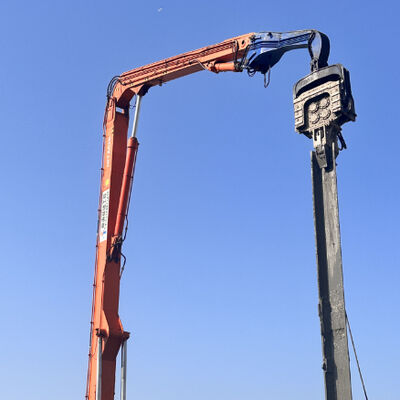 Οδηγός σωρός FV-800 Σύστημα ταχείας αλλαγής εργαλείου και λύση προσαρμογής περιορισμένου χώρου για τη συσσώρευση χαλύβδου σε μεγάλη κλίμακα