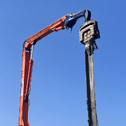 Pile Driver Excavator Mounted Design With Flexible Used Options