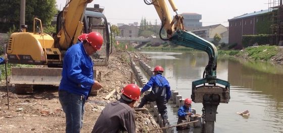 Pile Driver - Stable Operation & Mini Excavator Compatible